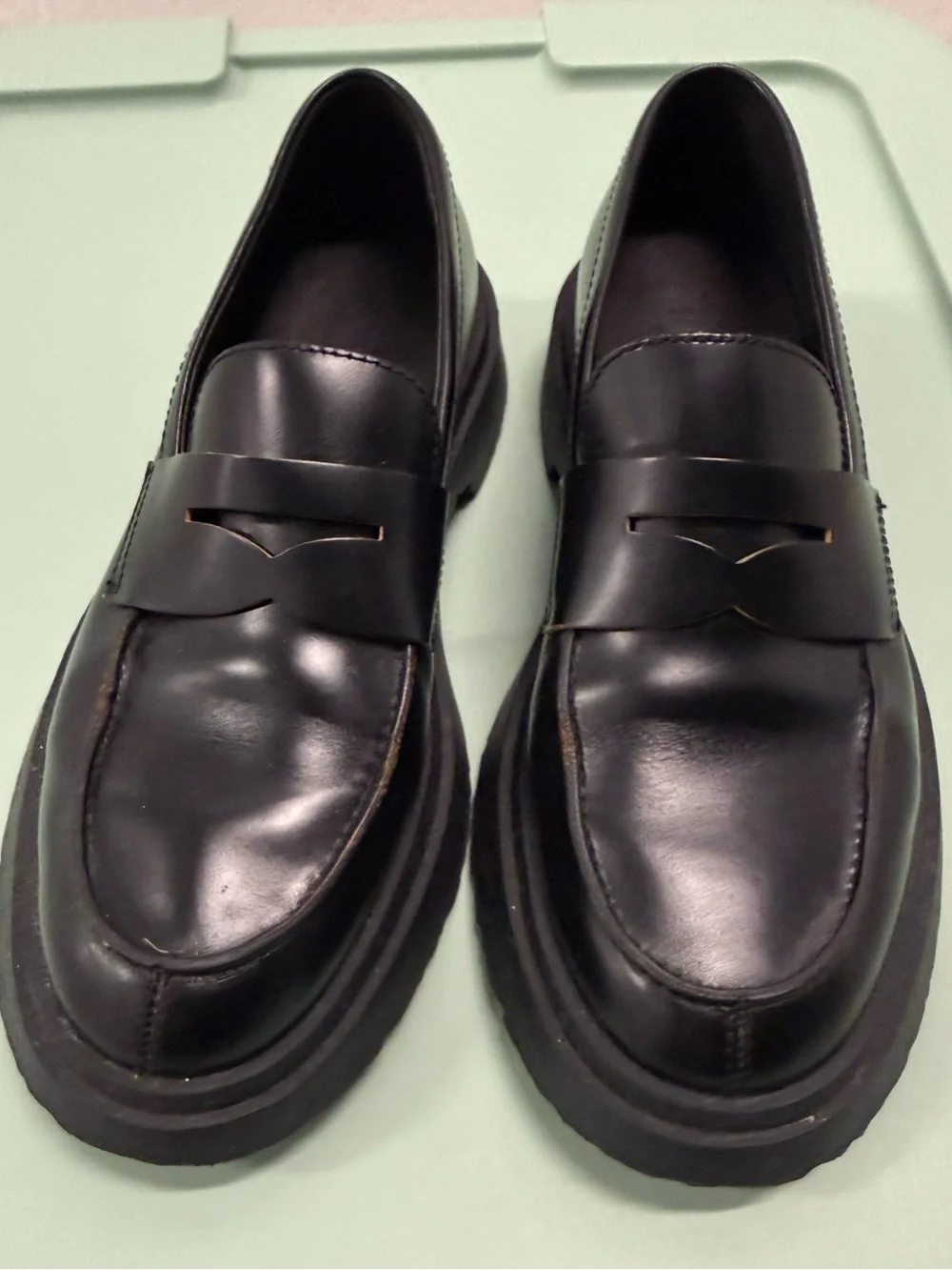 Camper Walden Black Leather Loafers - Picture 7 of 13